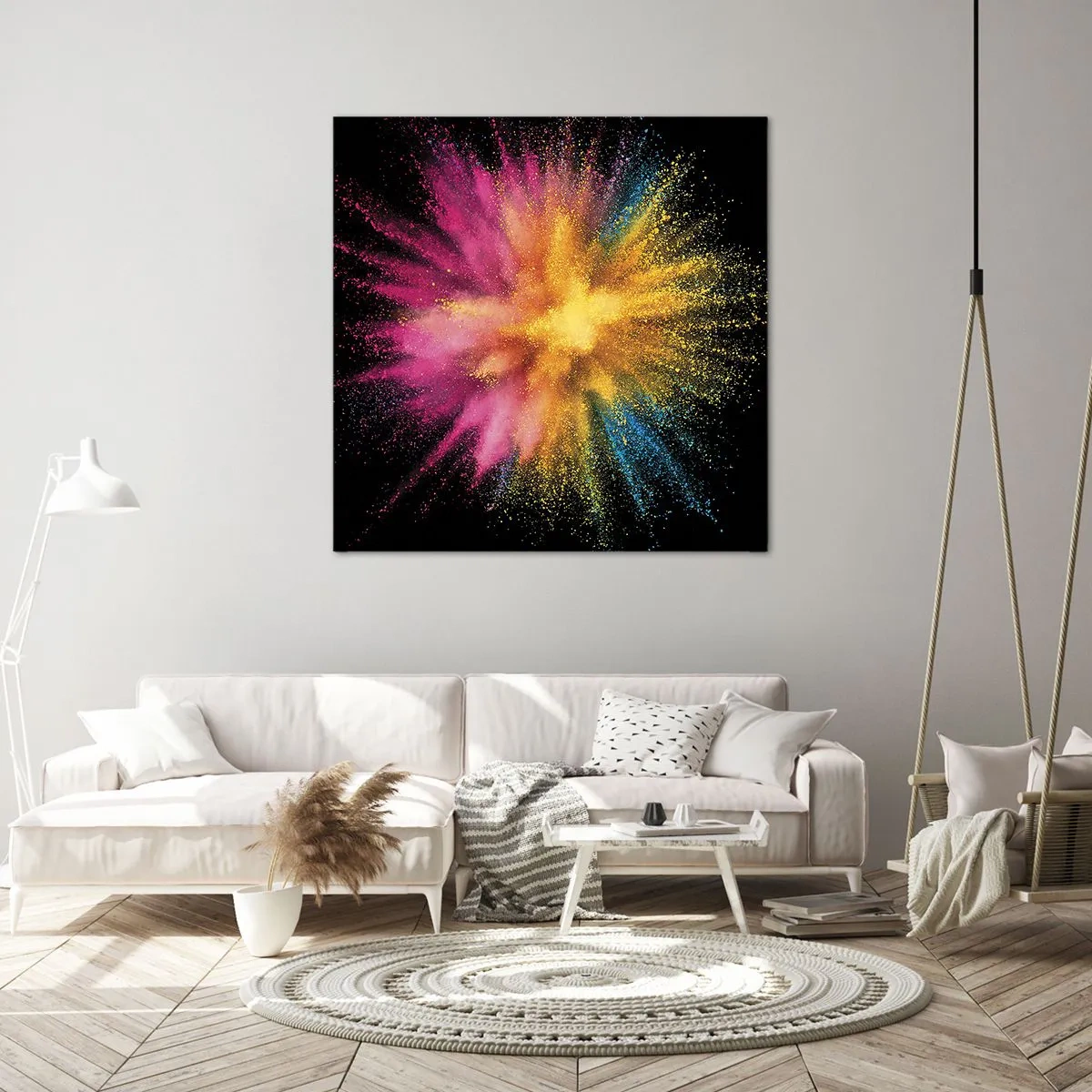Canvas picture - Birth of Colours - 30x30 cm