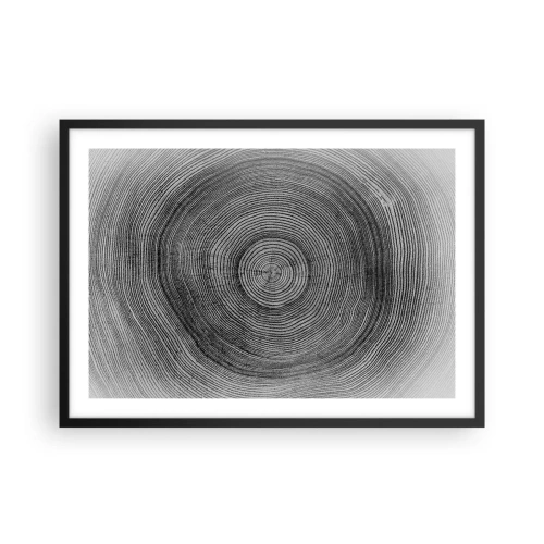 Poster in black frame - Sign of the Time - 70x50 cm