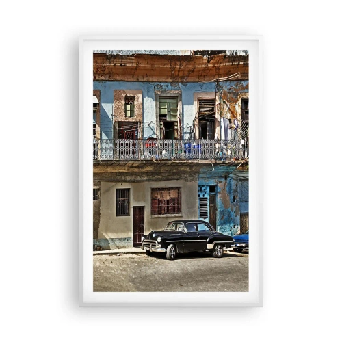Poster in white frmae - Havana Style - 61x91 cm