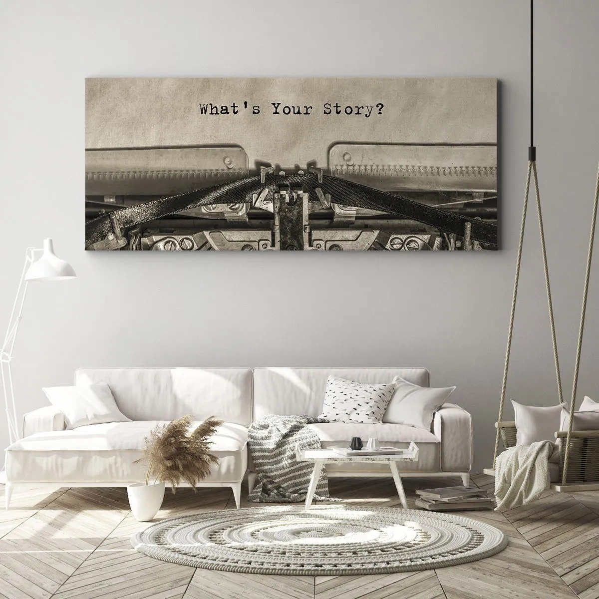 Canvas picture - Tell Me  - 160x50 cm