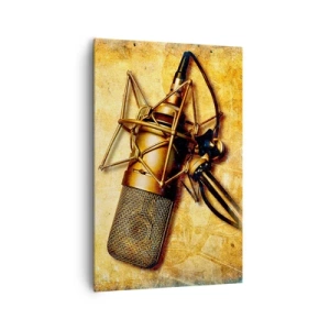 Canvas picture - Golden Years of the Radio - 80x120 cm