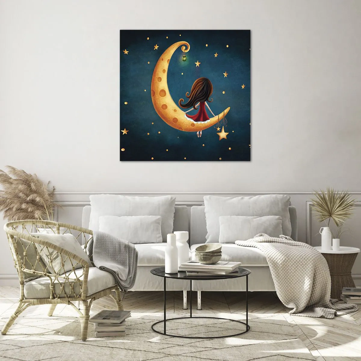 Glass picture - Once Upon a Time… - 40x40 cm