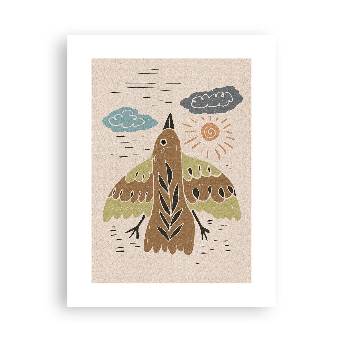 Poster - Joyful Flight - 30x40 cm