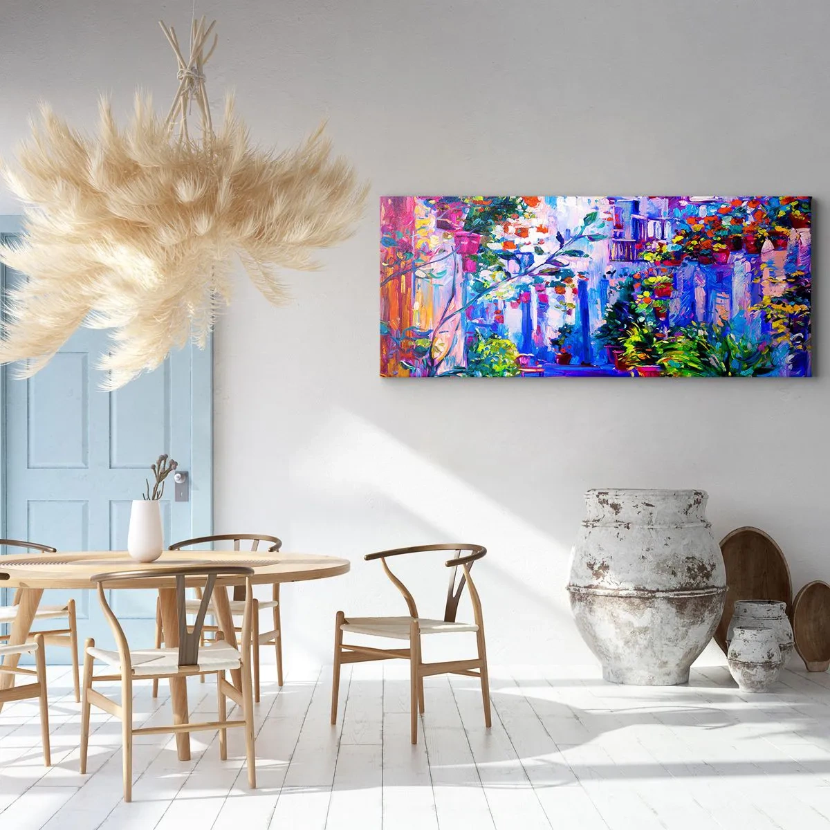 Canvas picture - Impression - Italian Alley - 120x50 cm