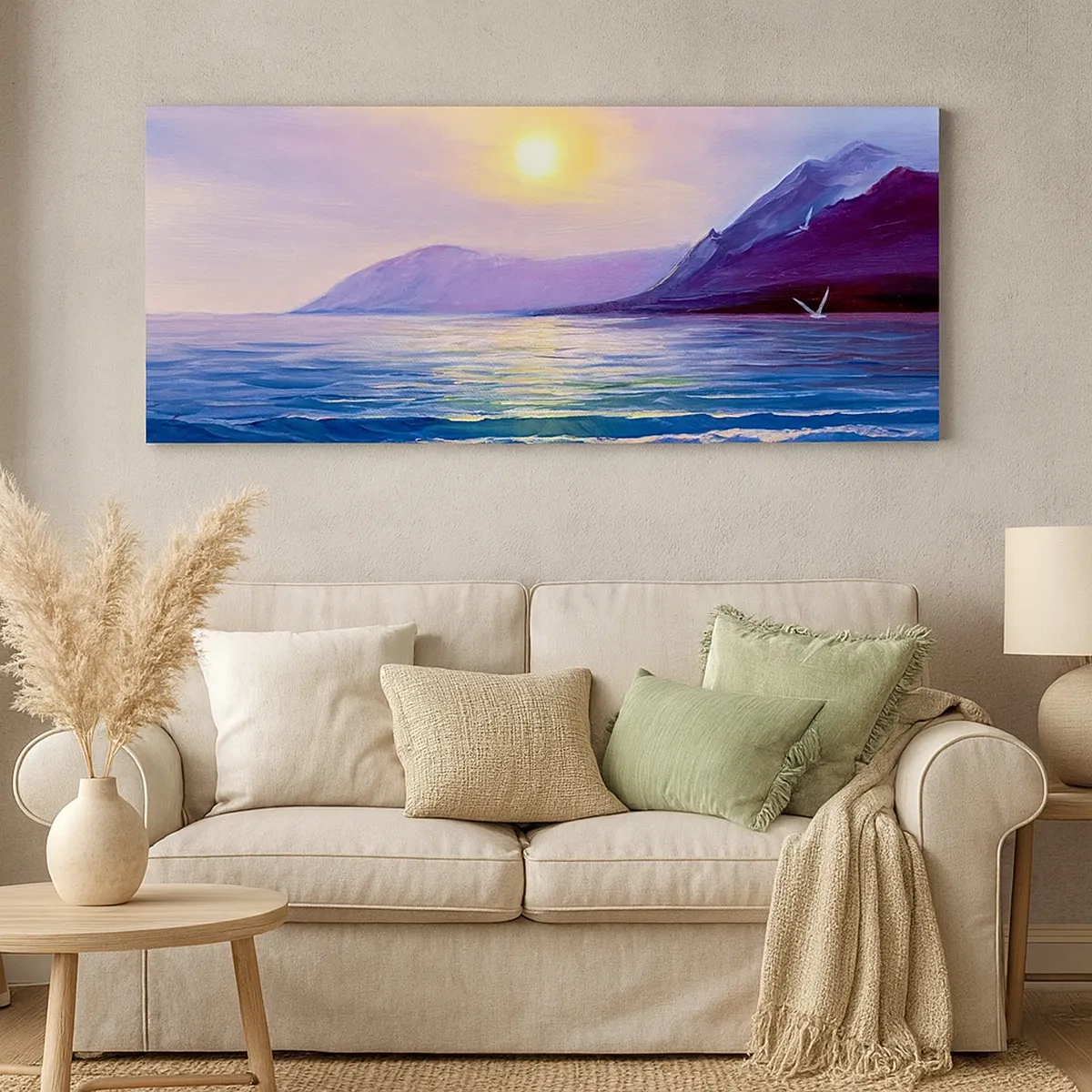 Canvas picture - Crystal of Water and Air - 30x30 cm