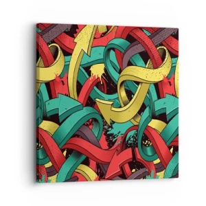 Canvas picture - Which Way? - 30x30 cm