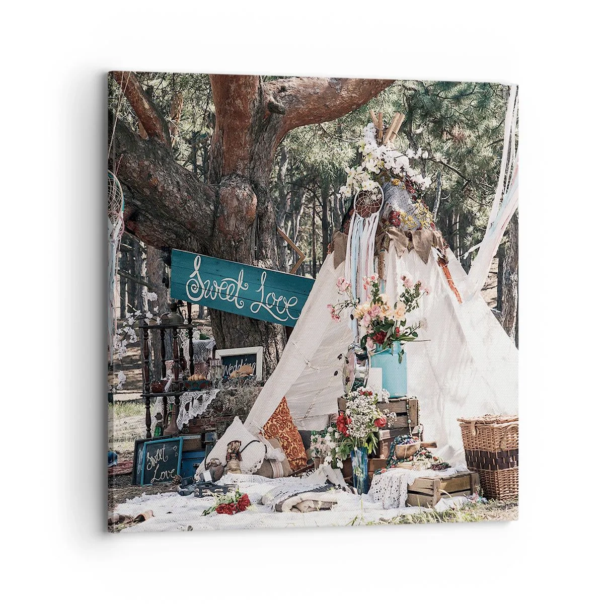 Canvas picture - Make Love… - 70x70 cm