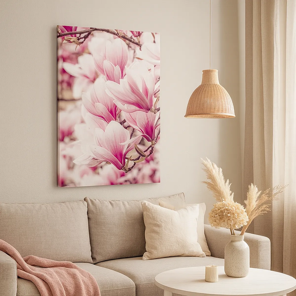 Canvas picture - Spring is Pink - 50x70 cm