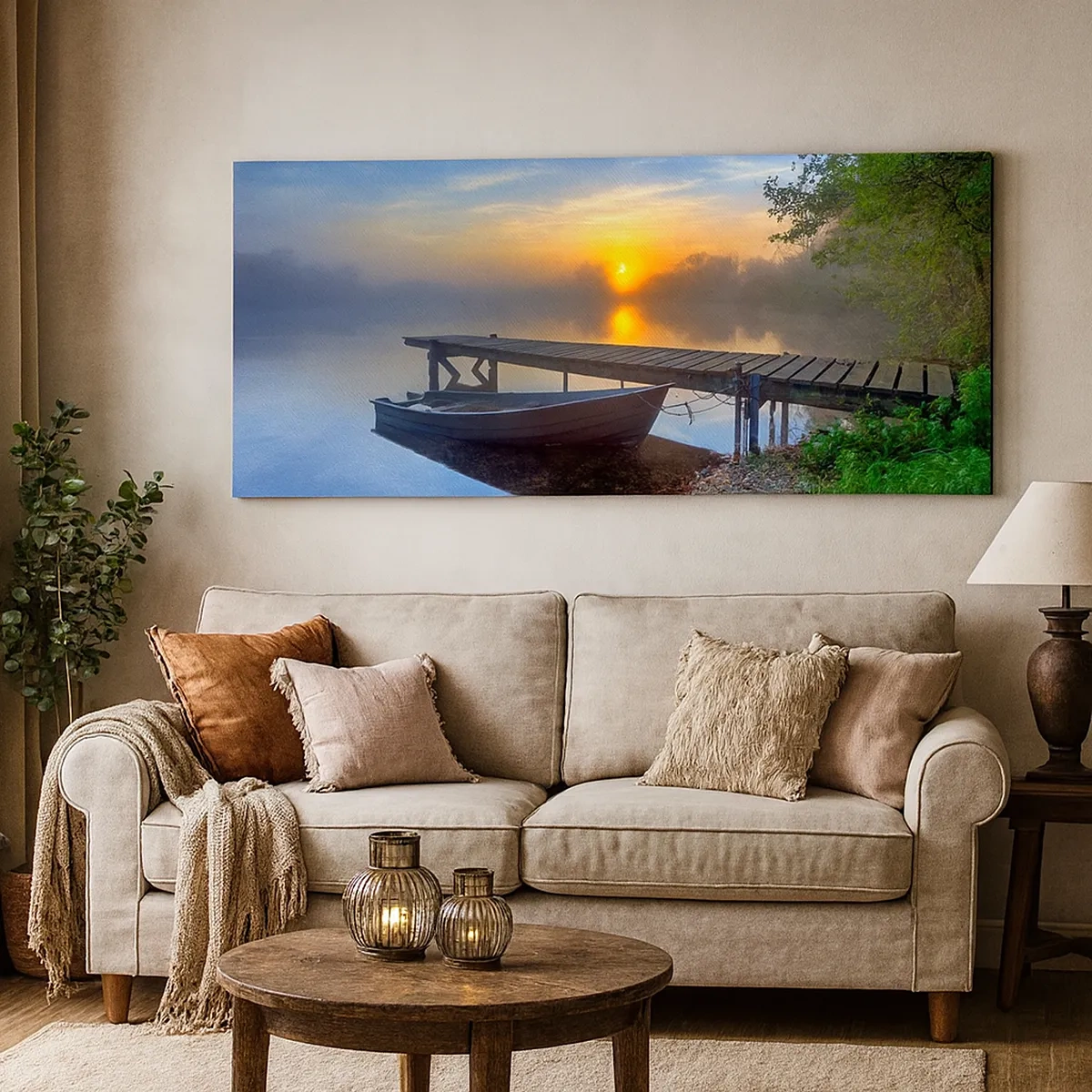 Canvas picture - When Ordinary Changes into Magic - 30x30 cm