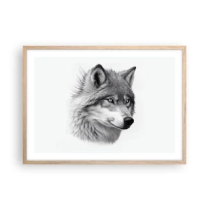 Poster in light oak frame - Alpha - Without a Doubt - 70x50 cm