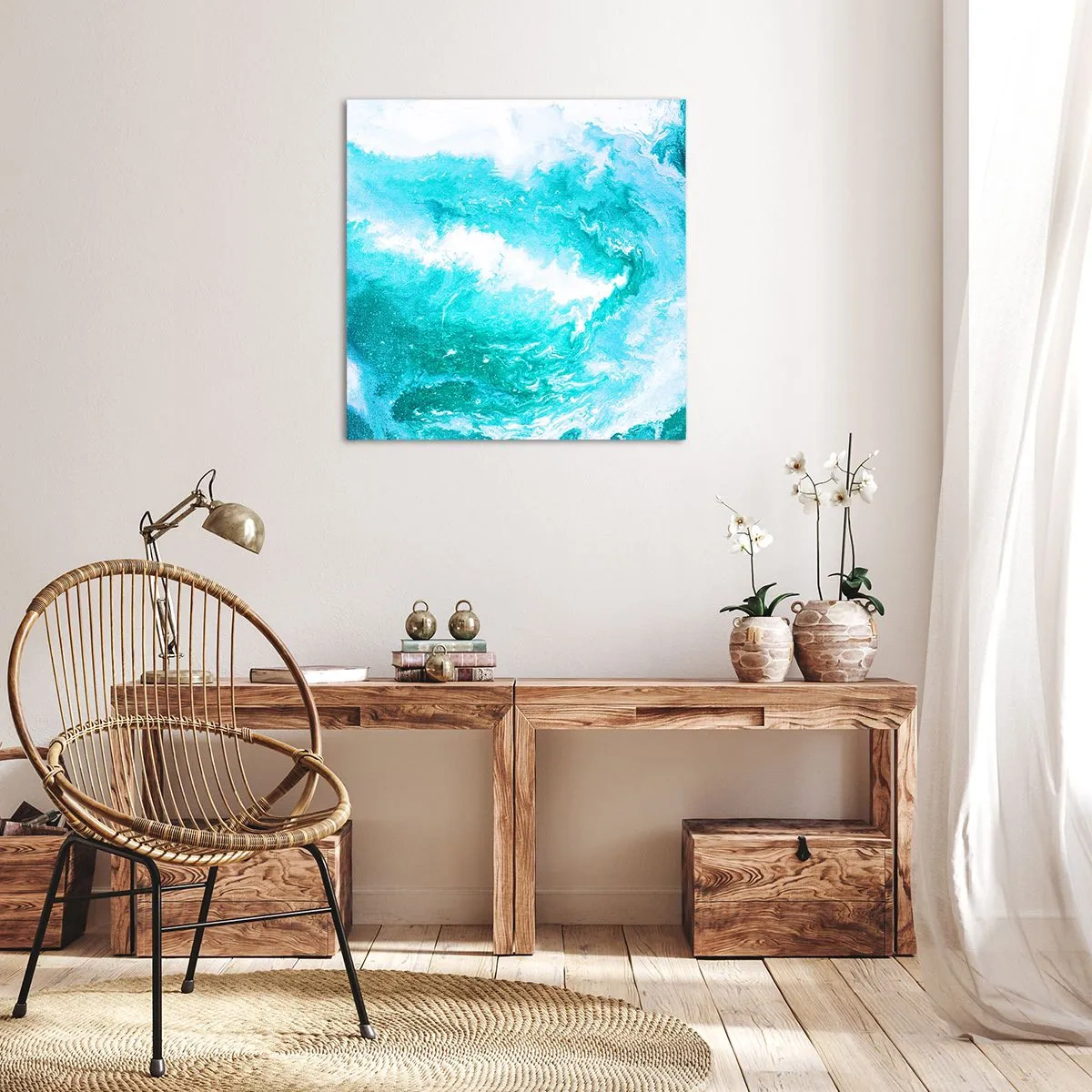 Canvas picture - At the Heart of Element - 50x50 cm