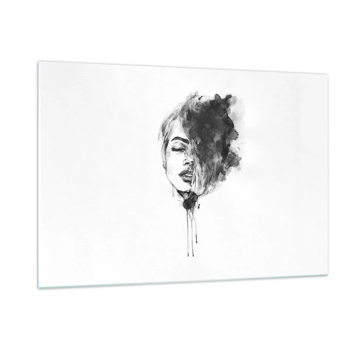 Glass picture - What Does a Girl Dream about? - 120x80 cm