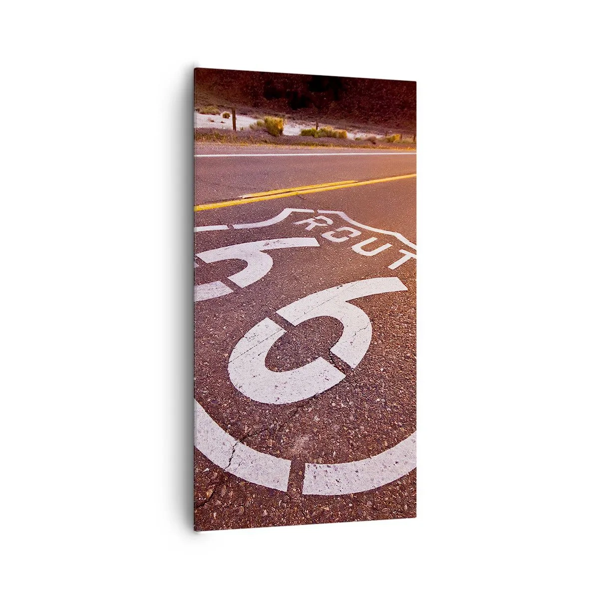 Canvas picture - Famous Route 66 - 65x120 cm