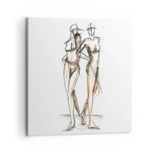 Canvas picture - Study of Grace - 50x50 cm