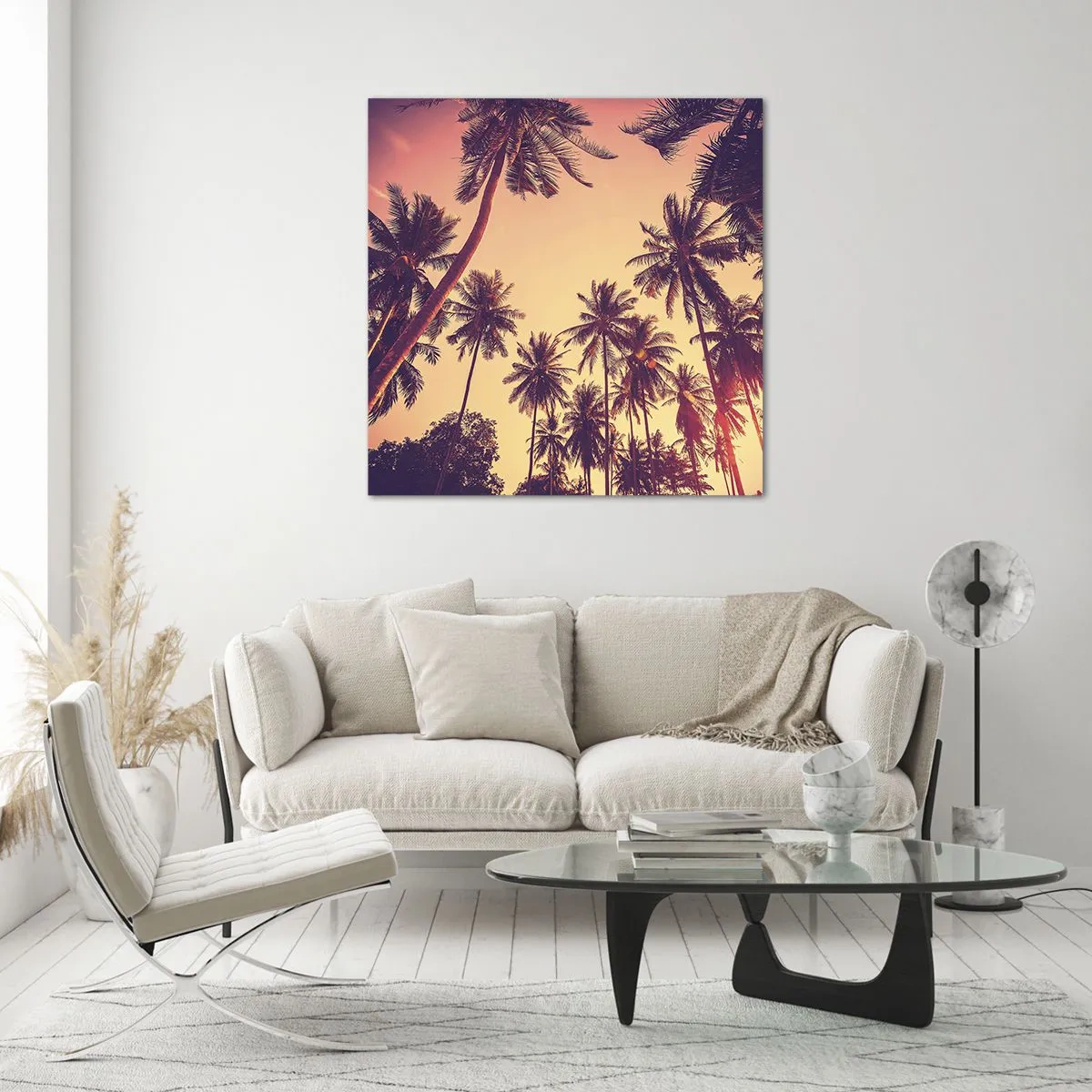 Glass picture - Tropical Variation - 30x30 cm