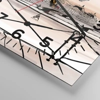 Clock face with numbers