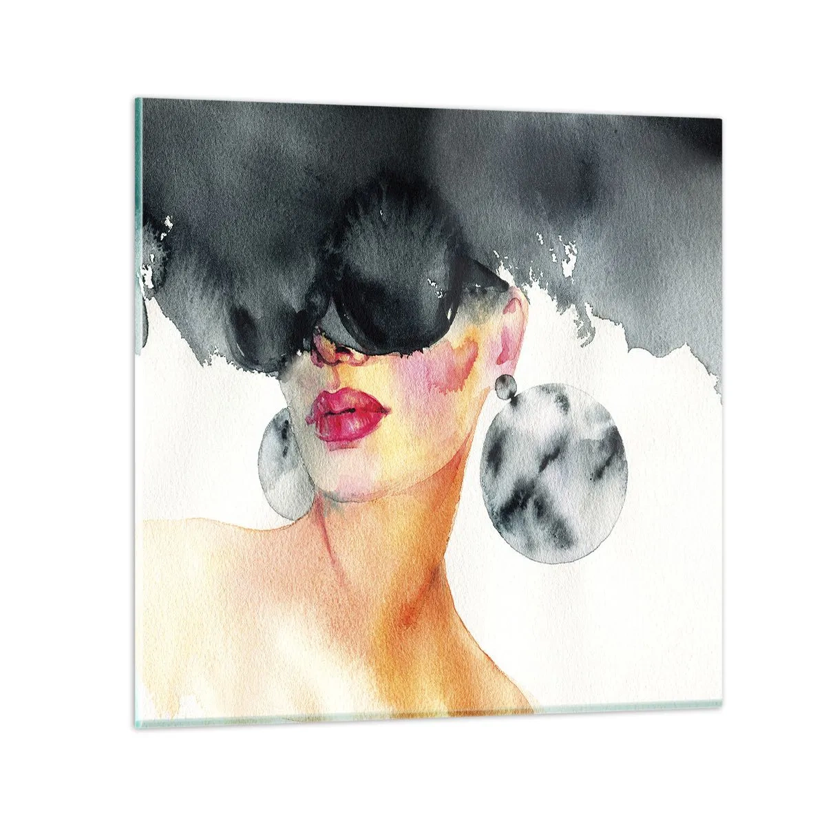 Glass picture - Secret of Elegance - 60x60 cm