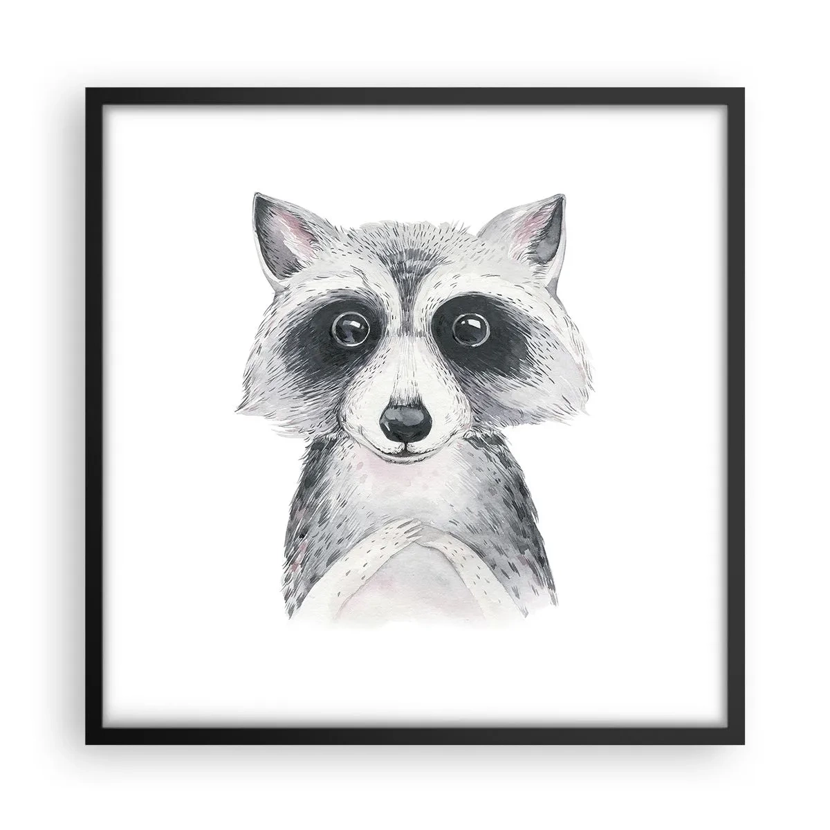 Poster in black frame - Emotional Moment - 50x50 cm