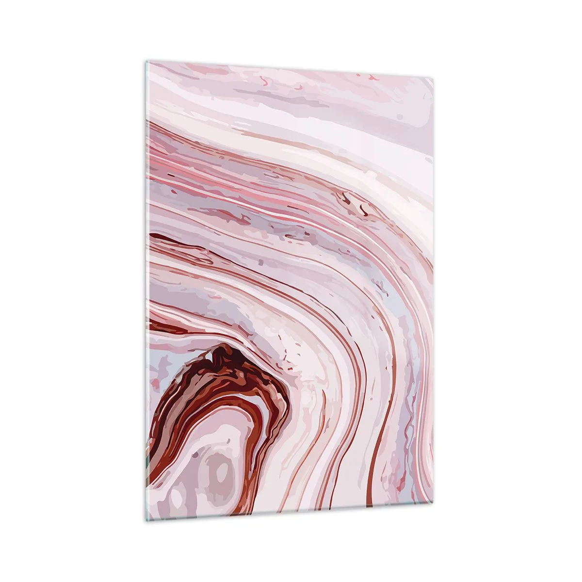 Glass picture - Straight then to the Bottom Right - 50x70 cm