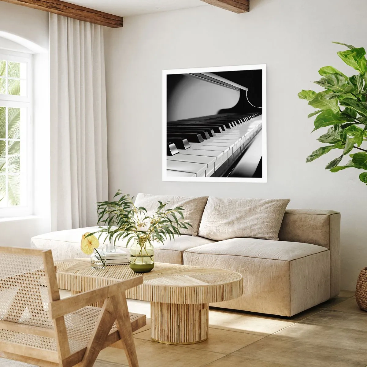 Poster - Harmony of Shapes and Colours - 30x30 cm