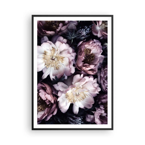 Poster in black frame - Old Style Bouquet - 70x100 cm