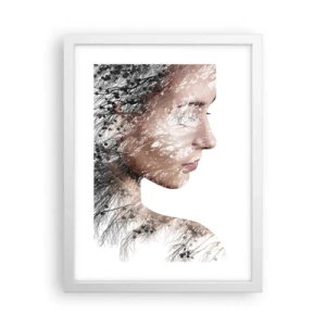 Poster in white frmae - Spirit of a Forest - 30x40 cm