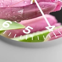 Clock face with numbers