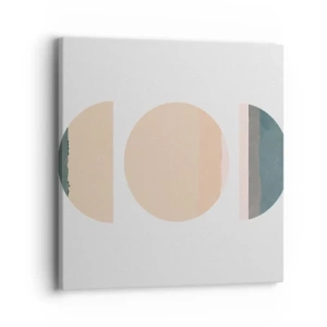 Canvas picture - Wheel after a Wheel - 40x40 cm