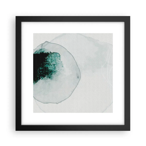 Poster in black frame - In a Waterdrop - 30x30 cm