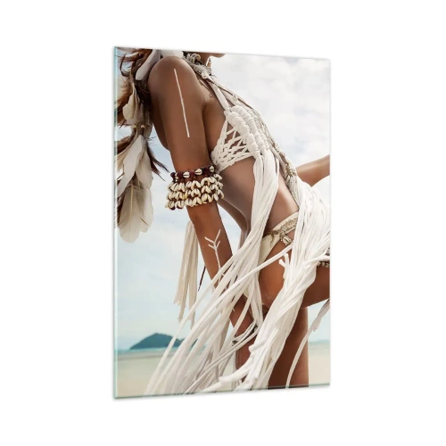 Glass picture - Priestess of the Sun - 80x120 cm