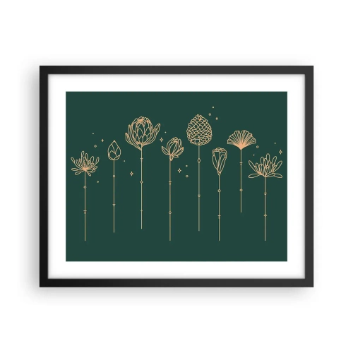 Poster in black frame - The Herb Family - 50x40 cm