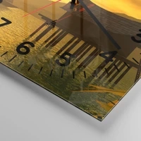 Clock face with numbers