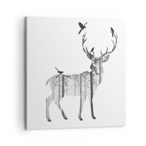 Canvas picture - Good Spirit of a Forest - 50x50 cm
