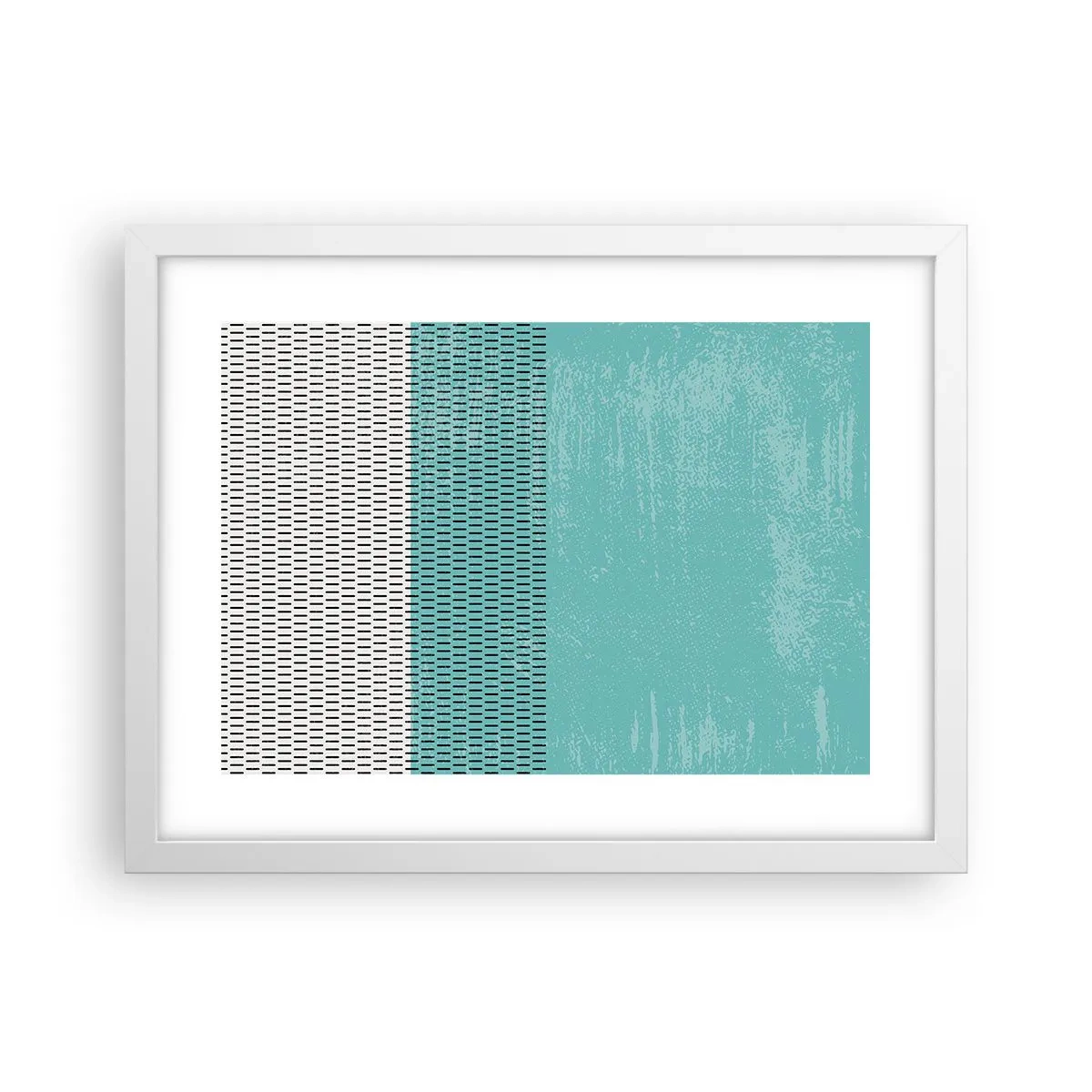 Poster in white frmae - Balanced Composition - 40x30 cm