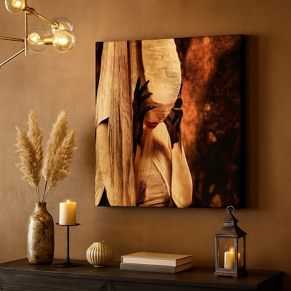 Canvas picture - Between Good and Evil - 30x30 cm