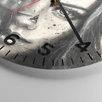 Clock face with numbers