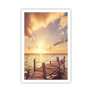 Poster - Golden Land of Tranquility - 61x91 cm