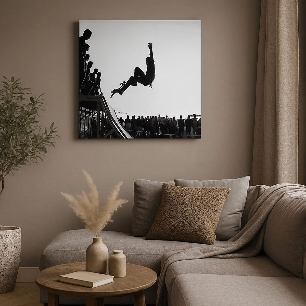 Canvas picture - Heroes and Spectators - 30x30 cm