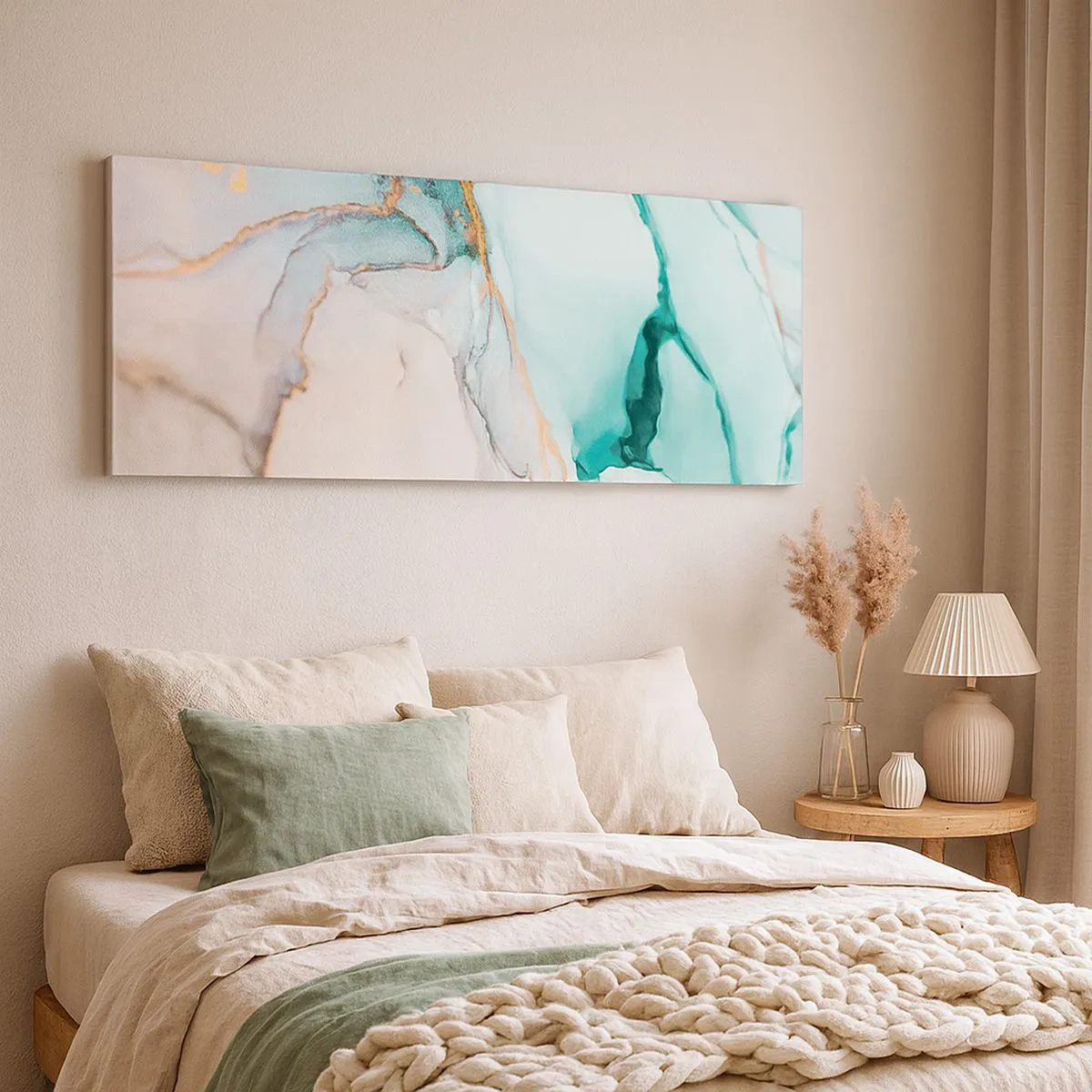 Canvas picture - Dance of Shapes and Colours - 100x40 cm