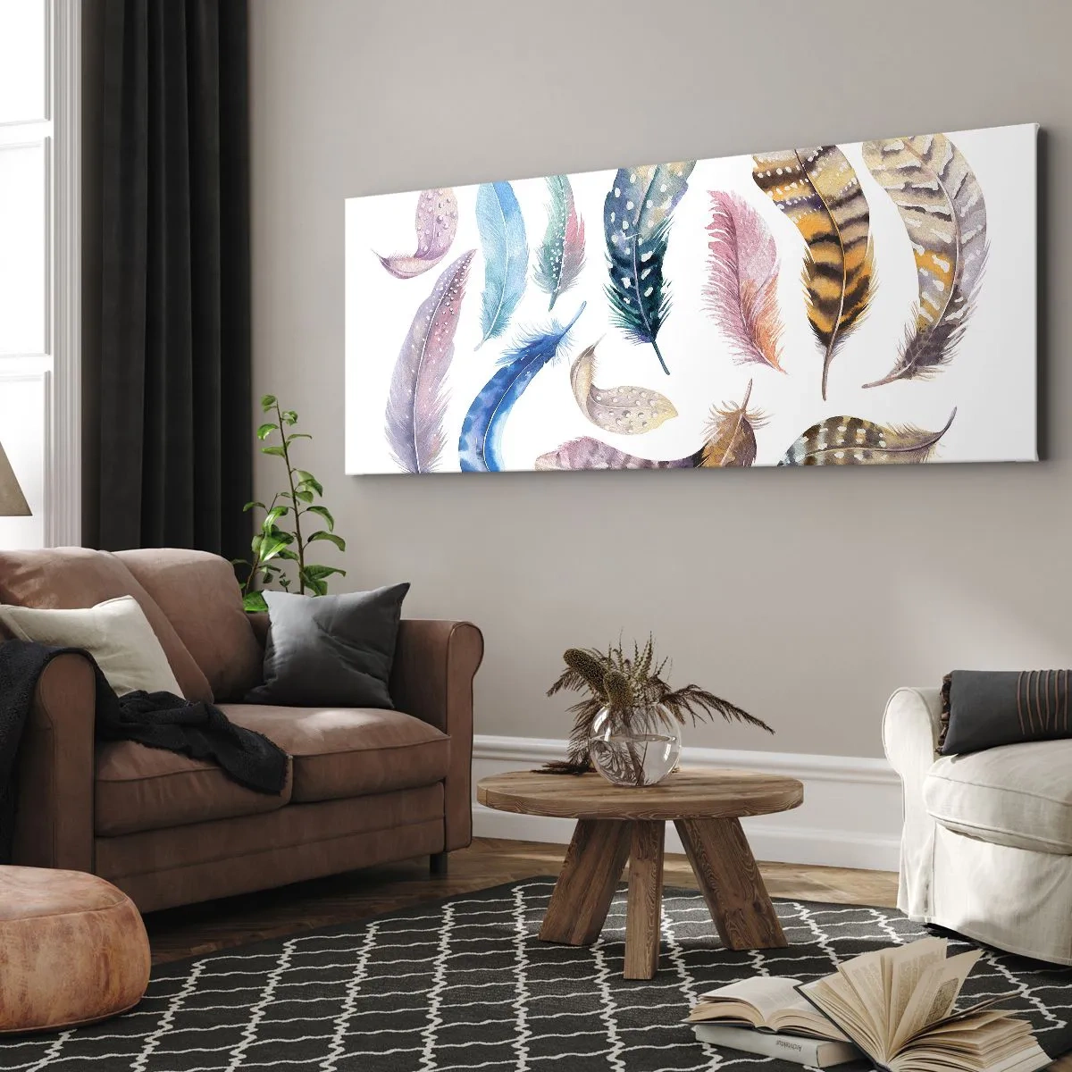 Canvas picture - Light As a Feather - 140x50 cm