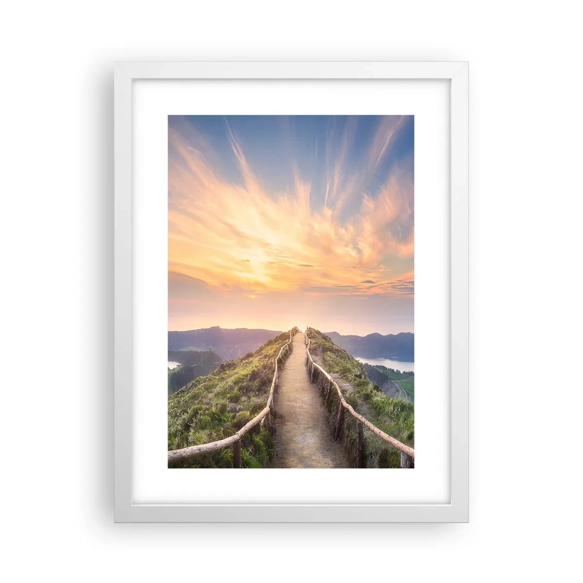 Poster in white frmae - Close to Heaven - 30x40 cm