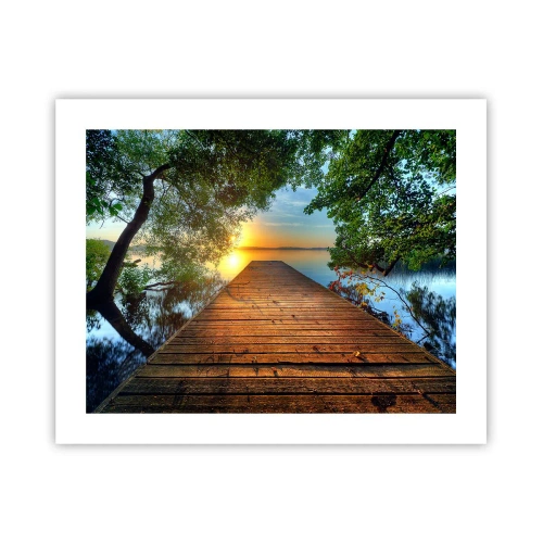 Poster - Don't Hurry, Sit Down - 50x40 cm