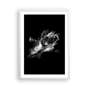 Poster in white frmae - Stopped i in Flight - 50x70 cm