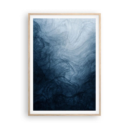 Poster in light oak frame - Going Deep - 70x100 cm