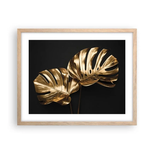 Poster in light oak frame - Tresaures of Nature - 50x40 cm