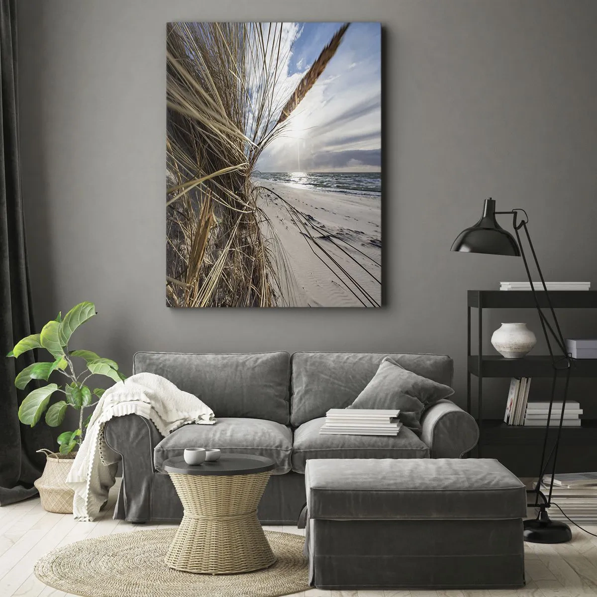 Canvas picture - Enounter of the Elements - 50x70 cm