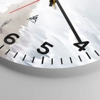Clock face with numbers