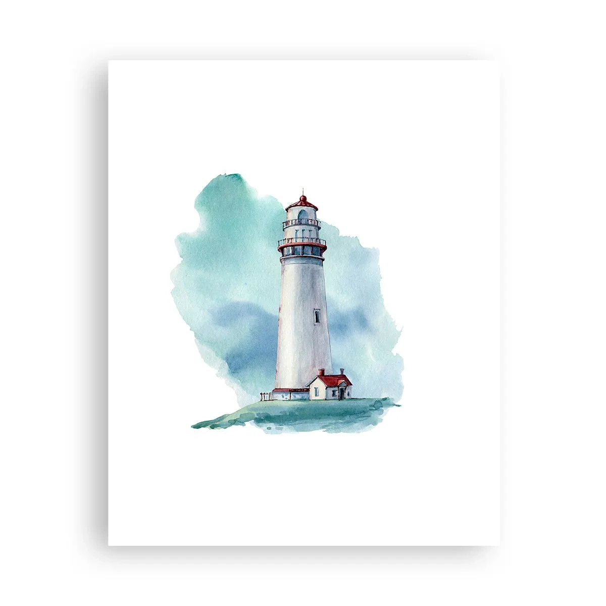 Poster - Gentle Sister of Blue - 40x50 cm