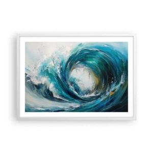 Poster in white frmae - Sea Portal - 70x50 cm