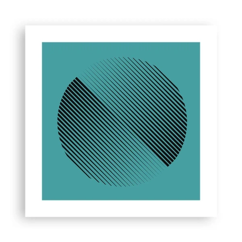 Poster - Circle - Geometrical Variation - 40x40 cm
